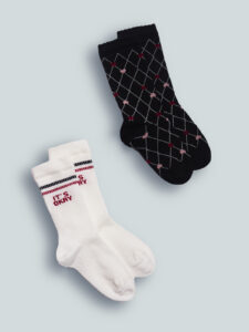 Set Due Paia Di Calzini