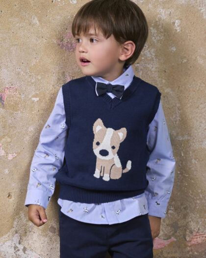 Camicia Elegante Fantasia Con Papillon