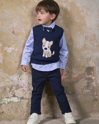 Pantaloni Chinos Drill Elasticizzato