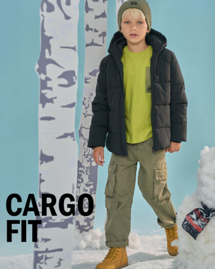 Pantaloni Drill Cargo Fit