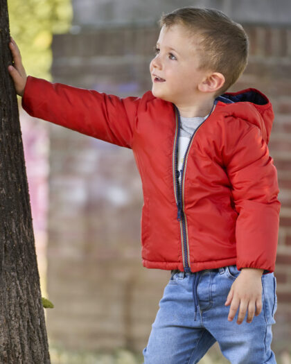 Giubbotto Reversibile Nylon Imbottito Leggero