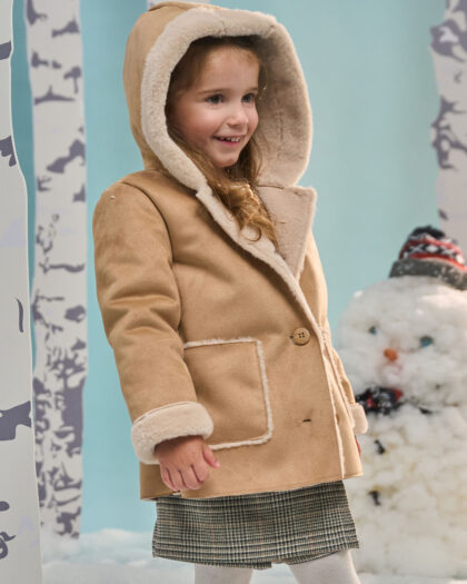 Giubbotto Effetto Scamosciato