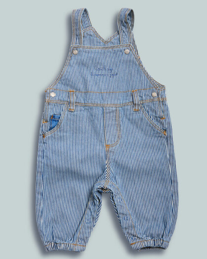 Salopette Denim Rigato